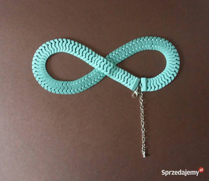 Ciekawy Rzadki Jasnozielony Turkusowy Naszyjnik Gdańsk