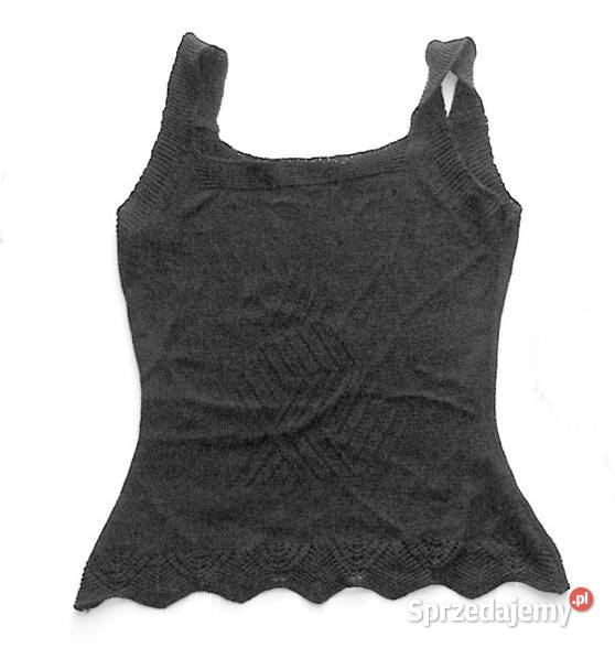 Czarny top damski bezrękawnik czarny czarna Gdańsk sprzedam