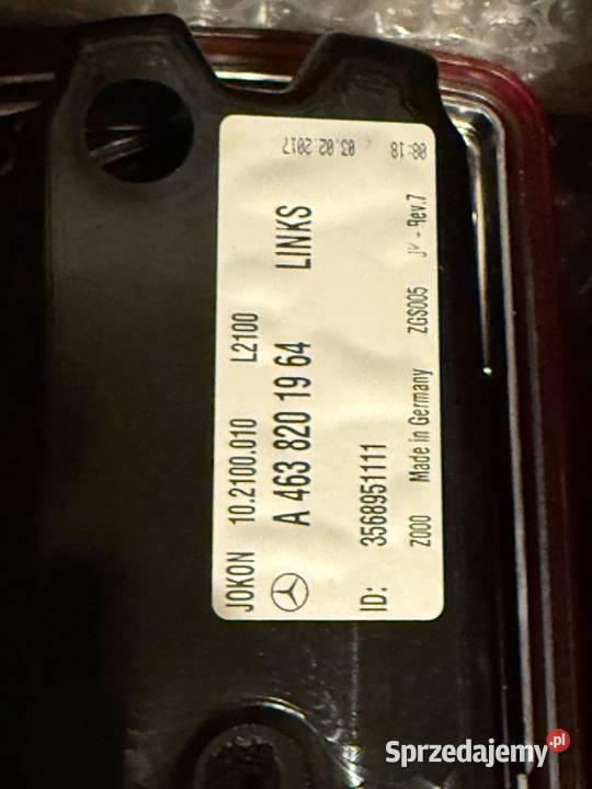 Mercedes w463 lampa tylna Lampy tylne Kielce sprzedam