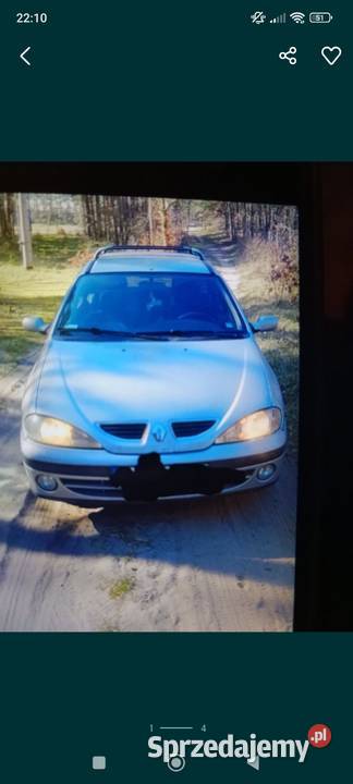 Reno Megane kombi 1lift bogata wersja bogato ABS Osie