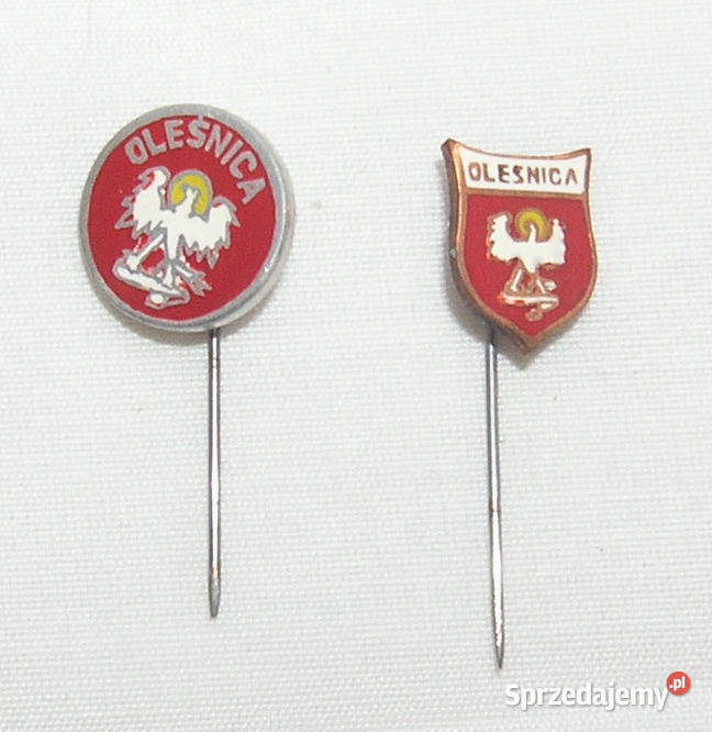 przypinka pinsa vintage herb miasta OleśnicaDd Pozostałe Bartków sprzedam