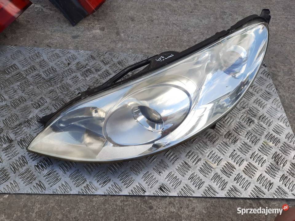 Lampa lewa przednia Xenon Peugeot 407 9660236680 osobowe Radłów