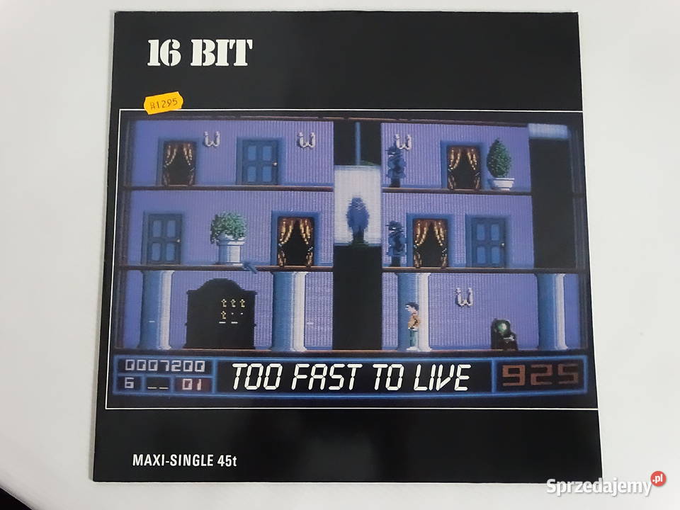 16 Bit Too Fast To Live Be Quiet MaxiSingle 1988