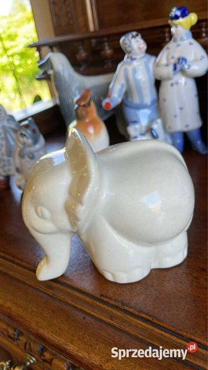 Figurka słonia Bez sygnatury sprzedam