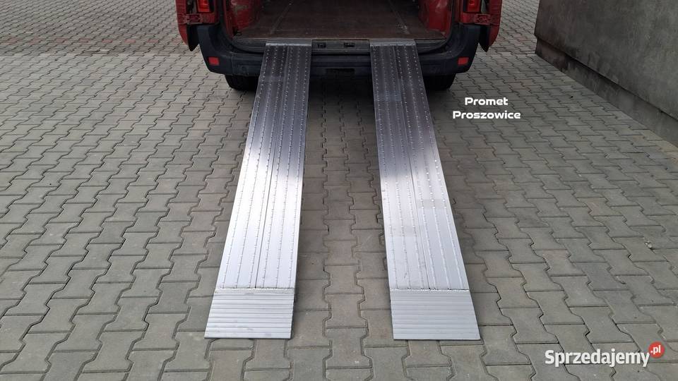 2 Najazdy Aluminiowe Panelowe 32 Frezowane małopolskie Proszowice