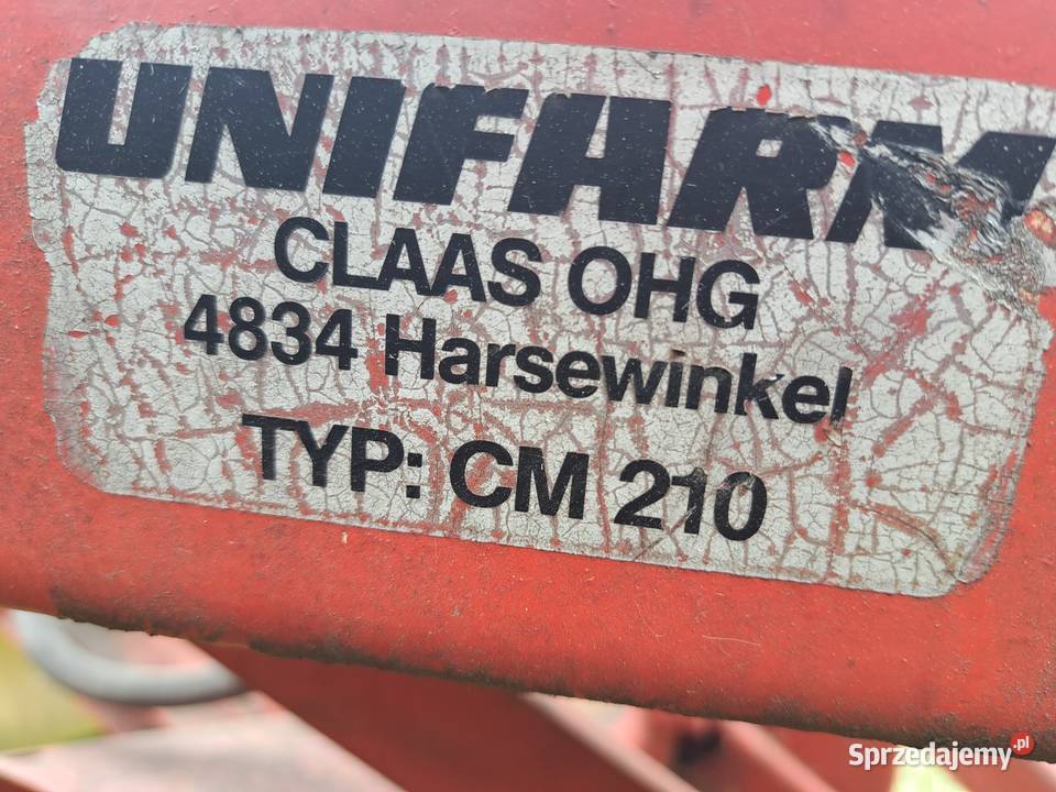 Kosiarka UNIFARM Claas 21m Lipnik sprzedam