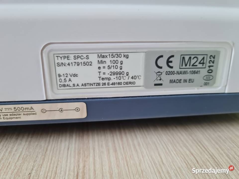 Waga z legalizacją biały Wagi i miarki kuchenne