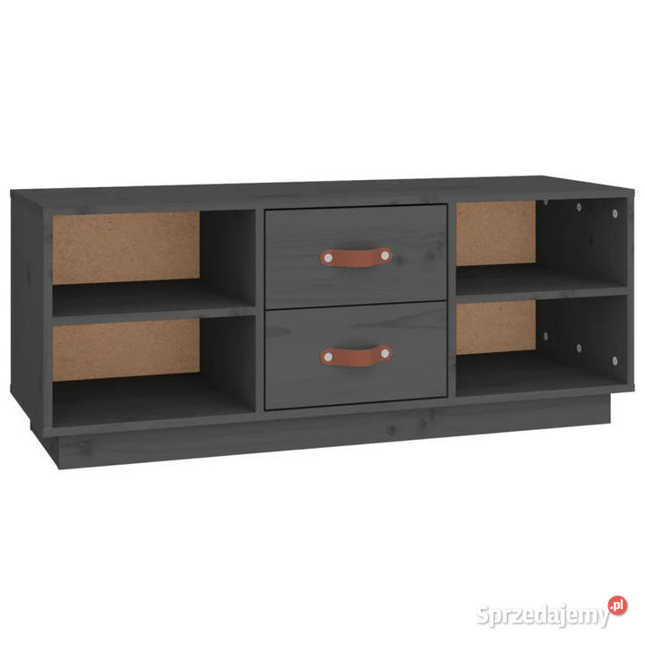 Szafka pod TV szara 100x34x40 lite drewno Warszawa