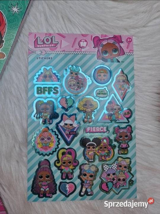 Nowe Kolorowanka naklejki i wydrapywanka LOL Kobylanka