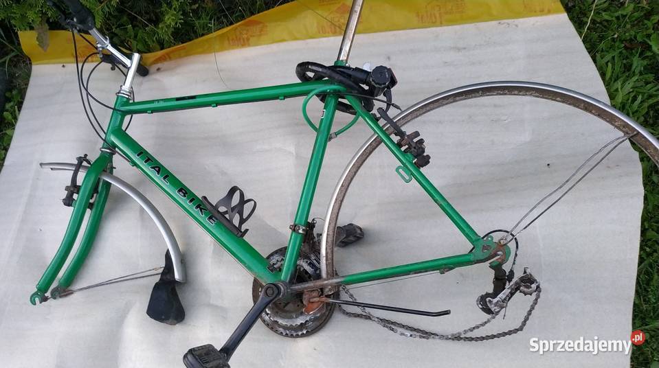 Ital Bike rama roweru męskiego zielonego bez kół Knurów sprzedam