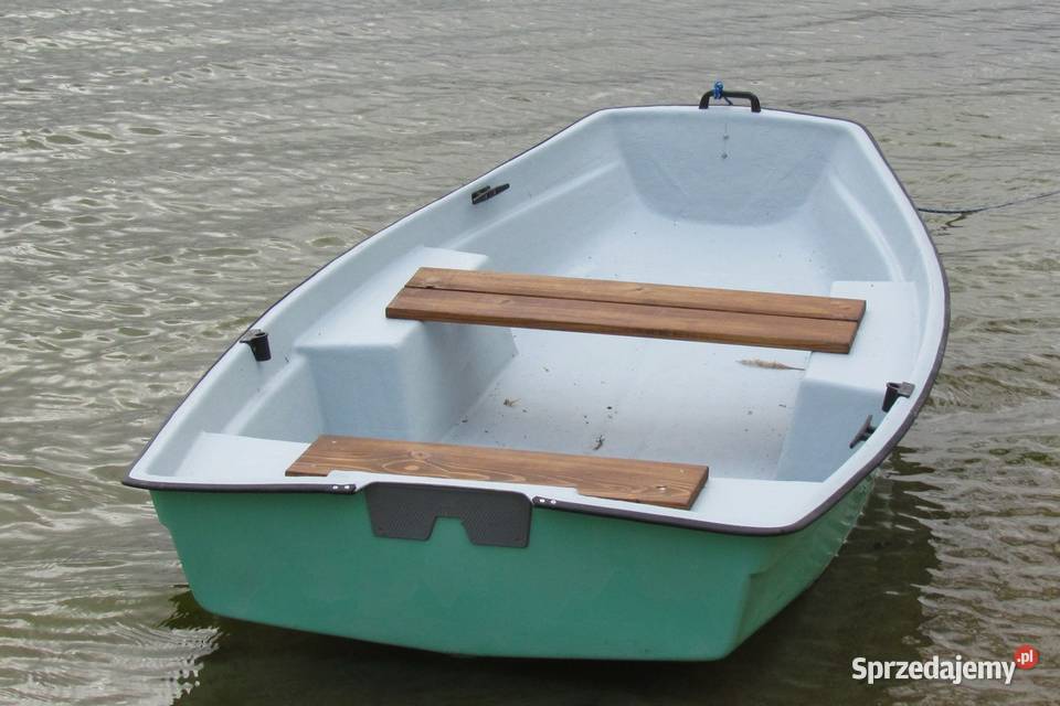 Łódka łódź wędkarska płaskodenna wiosłowa Gościno sprzedam