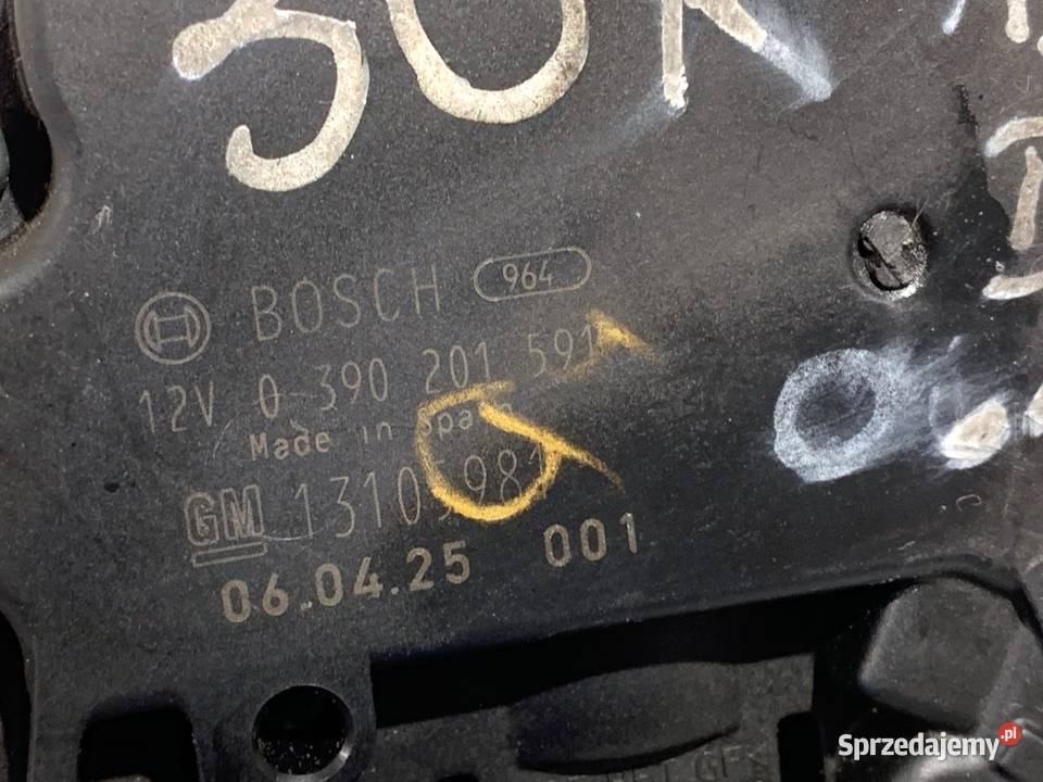 SILNIK WYCIERACZEK TYŁ OPEL ASTRA H 13105981