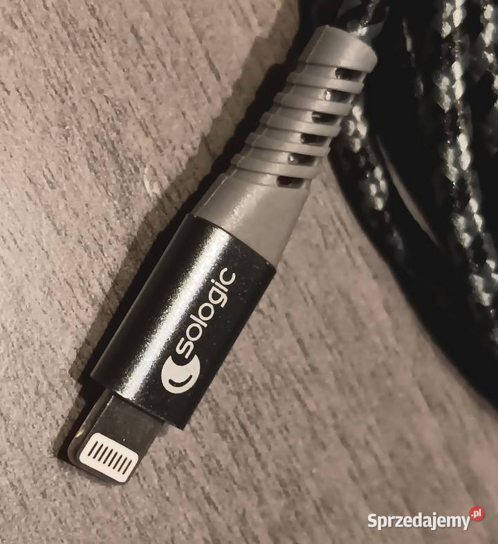Kabel 3mb Sologic do IphonaIPada Elektronika