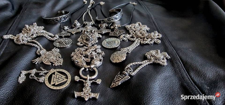 Valknut bransoletka nordycka celtycka wiking mazowieckie Sochaczew