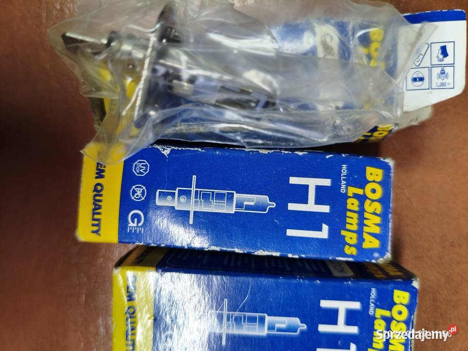 Nowe żarówki halogenowe BOSMA H1 12V 55W P145s Lublin