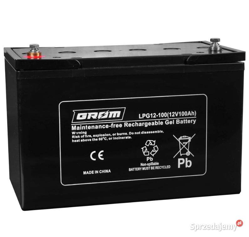 Akumulator żelowy GROM 12V 100Ah LPG12100 Rzeszów