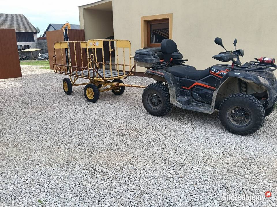 Przyczepa do traktora quada