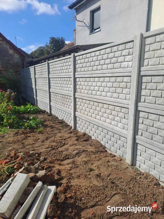 Ogrodzenia betonowe Kościan Montaż