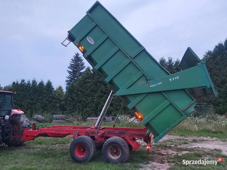 Przyczepa wywrotka tandem Praestbro T 110 prod nieuszkodzony Jabłonowo Pomorskie