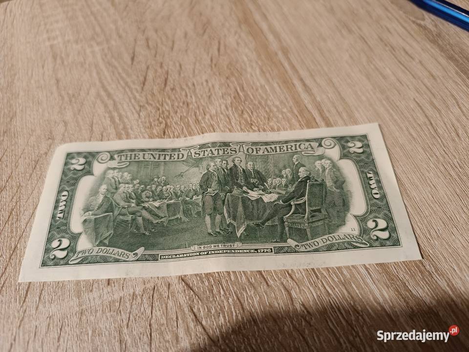 Nowy banknot dwudolarowy 2 United States of Rzeszów