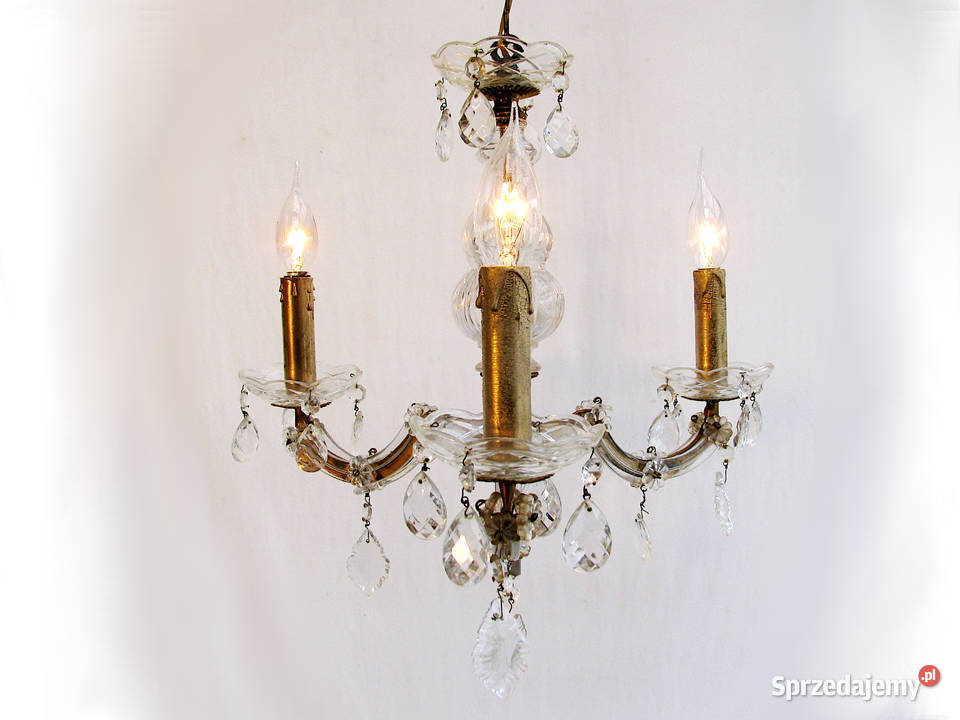Żyrandol Lampa Kryształki II Szczecinek