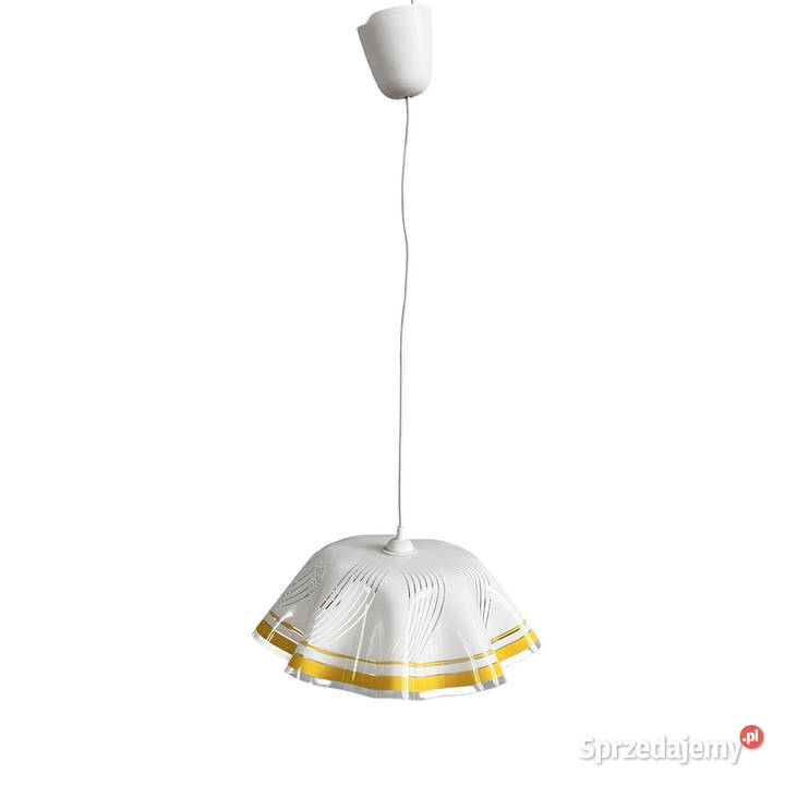 Kuchenna lampa sufitowa z plexi Polska lata 90