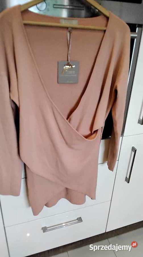Sweter Tunika Dzianinowa Damska JOSH V L NOWY Rozmiar 40(L) Swetry i golfy lubuskie Nowa Sól