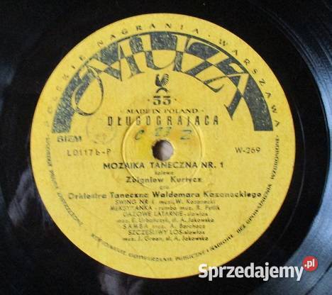 Mozaika taneczna 1 L0117 Kurtycz Zylska płyta płyta winylowa łódzkie Łódź