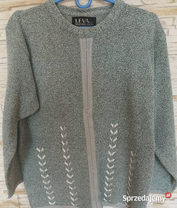 Sweter szara oliwka Inny wzór Gdańsk