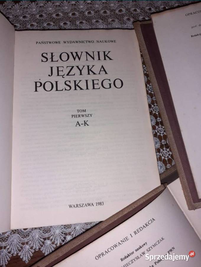 Słownik Języka Polskiego PWN III tomy Pamiątki Sosnowiec