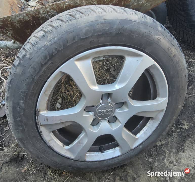 Orginalne felgi Audi 16z oponami zimowymi na 23 Koszalin