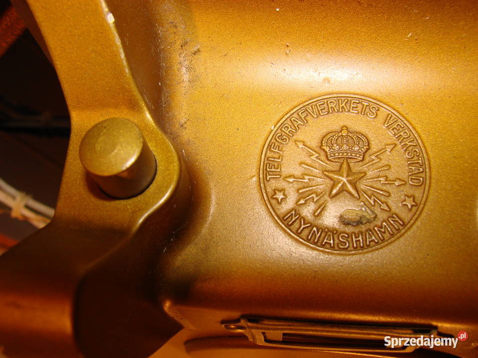 Telegrafvekets Verkstadt stary telefon Pozostałe Pruszcz Gdański