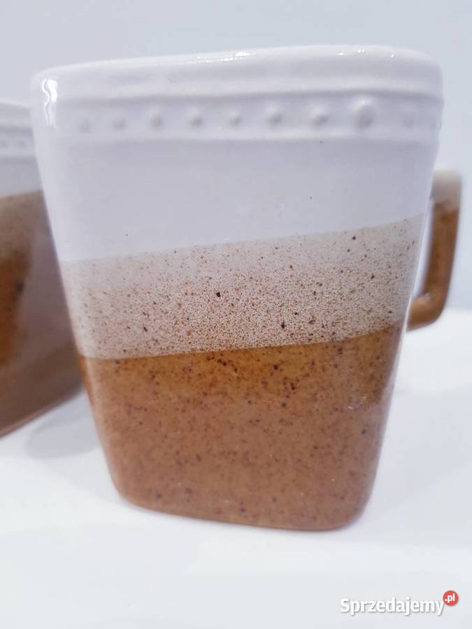 Porcelanowe filiżanki alla latte Filiżanki i spodki Dąbrowa Górnicza