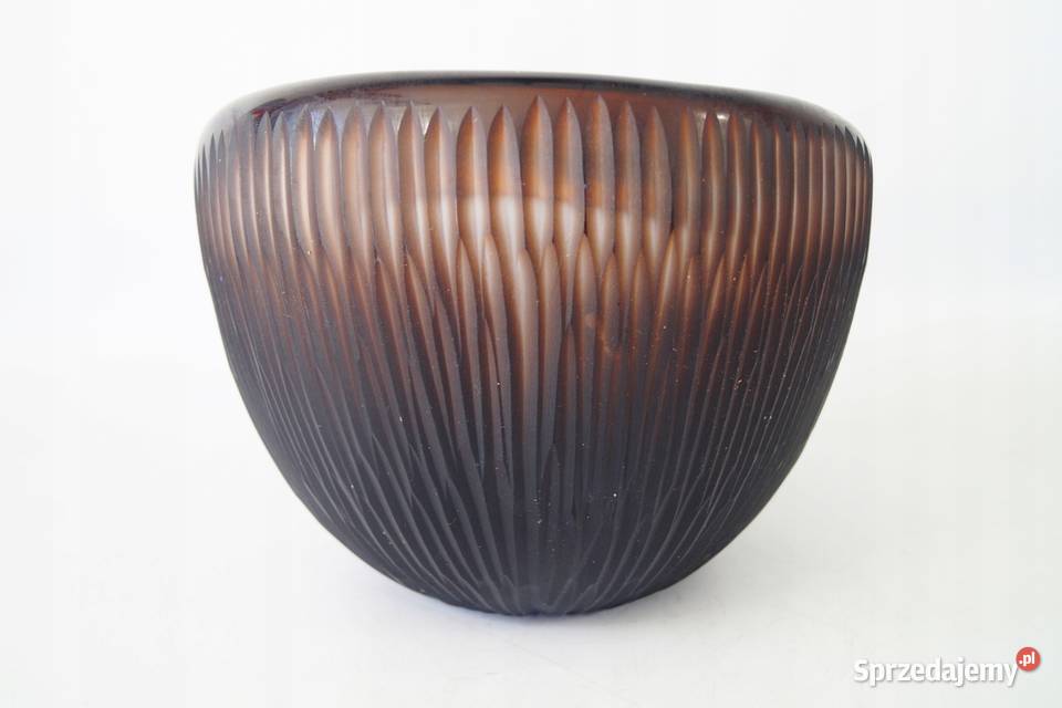Nowoczesny szklany wazon DESIGN 29 ciekawy Gizałki