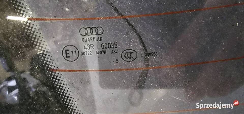 SZYBA TYŁ AUDI A8 D3 43R00035 kujawsko-pomorskie