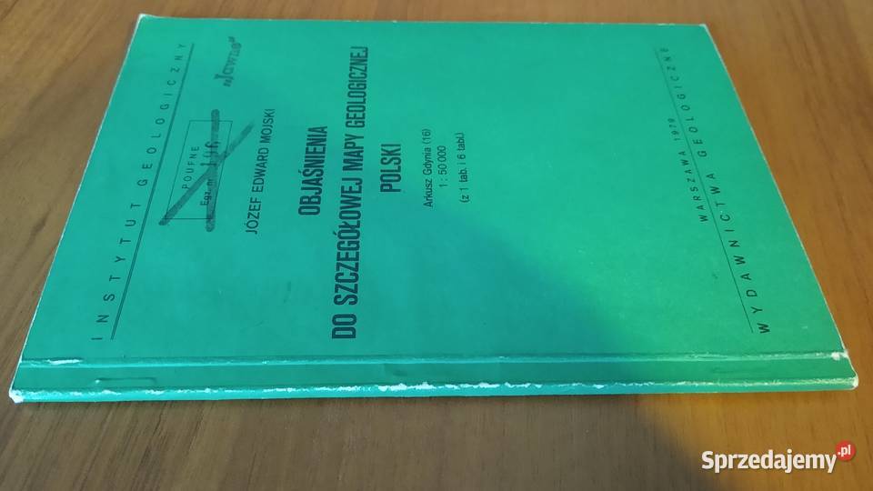 Objaśnienia do Szczegółowej mapy geologicznej geografia, geologia, turystyka