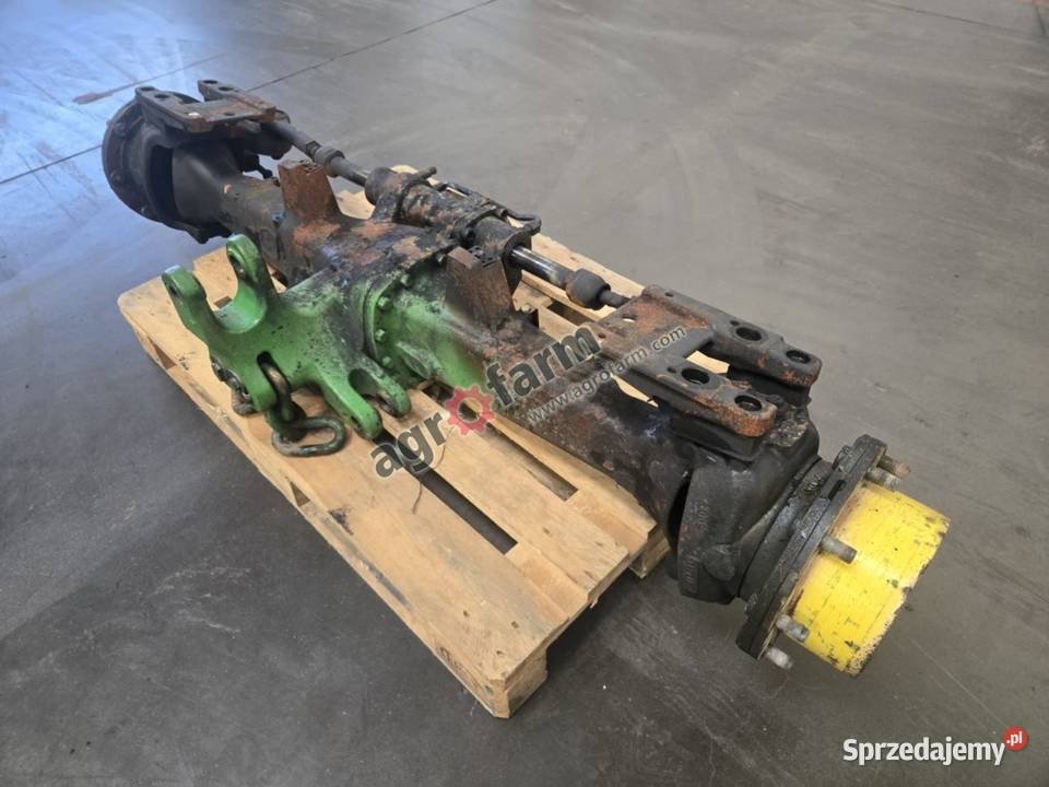 Przedni most John Deere 6120M 6140R Układ kierowniczy i oś przednia Byków