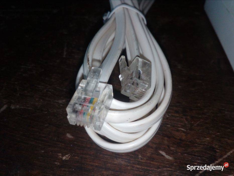TELEFONICZNE Gniazdko Wtyczka Przejściówka Kabel