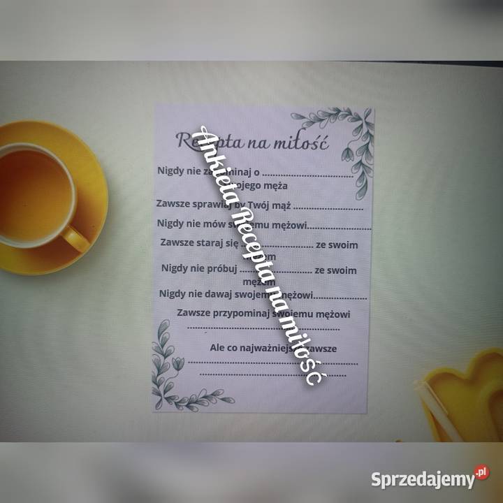 Ankieta Recepta na miłość pdf mazowieckie Radom