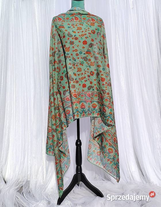 Duża chusta indyjska dupatta szal bawełna Dla kobiet sprzedam