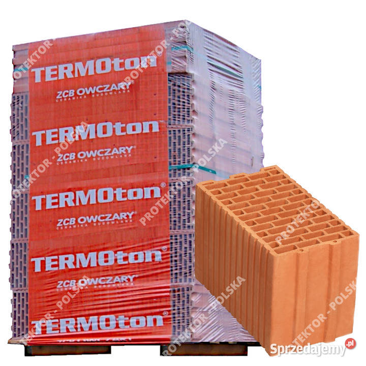 TERMOton 188 cegła kratówka dziurawka Porotherm