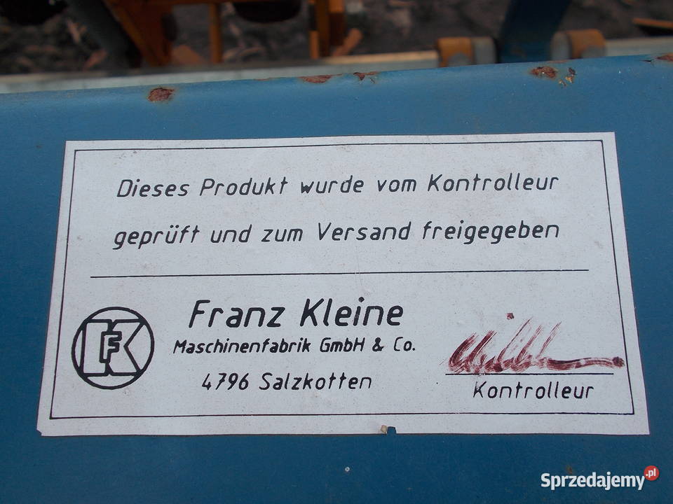 Siewnik do buraków Kleine Unicorn 3 Nowy Typ Siewniki i sadzarki łódzkie Kutno