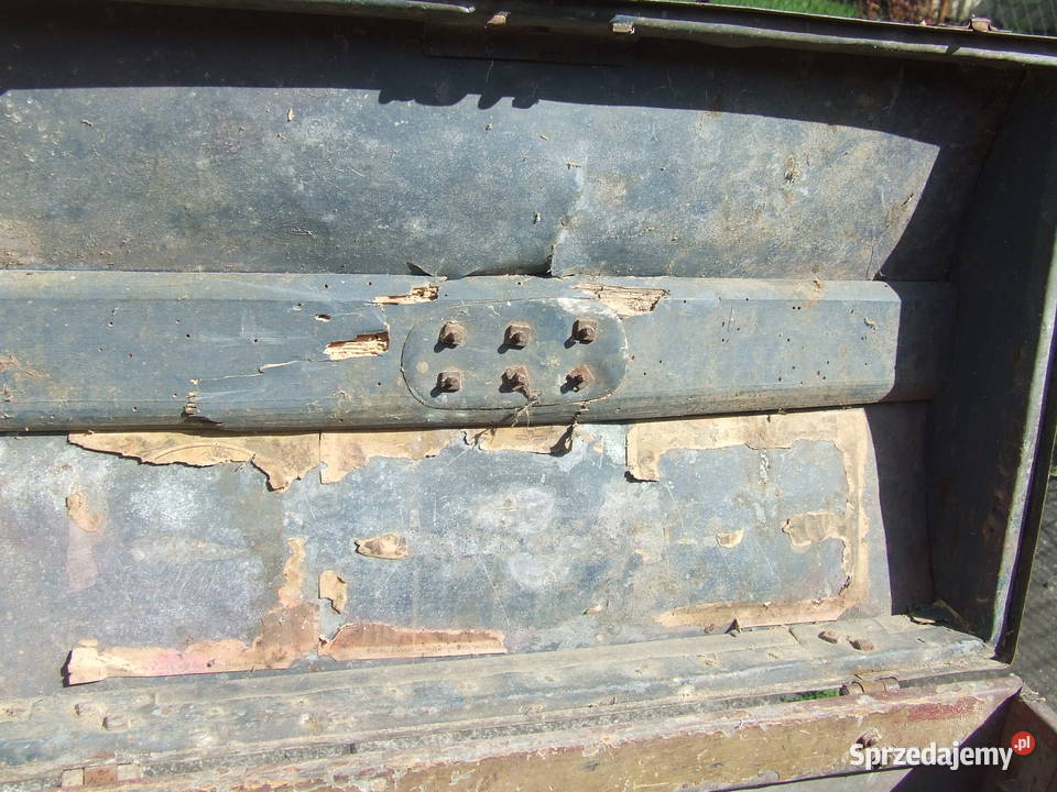 STARY METALOWY KUFER SKRZYNIA Nowy Sącz