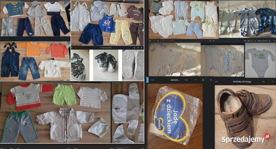 Paka chłopięcych ciuchów 5698 i kilka większych Bydgoszcz