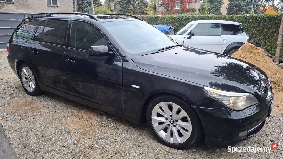 BMW E61 LIFT 30td AUTOMAT 2007r Bezwypadek 1wł w VAT marża Seria 5 Wrocław