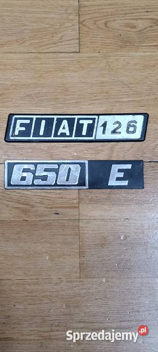 Emblematy fiat 126p Przeworno sprzedam