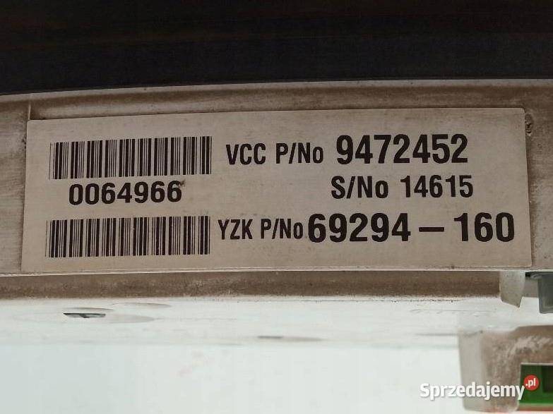 LICZNIK EU 9472452 25 D Volvo S80 I 19982006