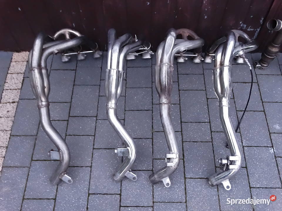 Różne tłumiki motocyklowe kolektory wydechy Duży Biłgoraj