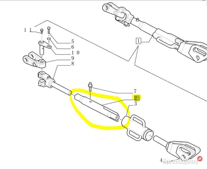 Śruba 87380370 rzymska T6 T7 T6000 Holalnd Case podlaskie Białystok