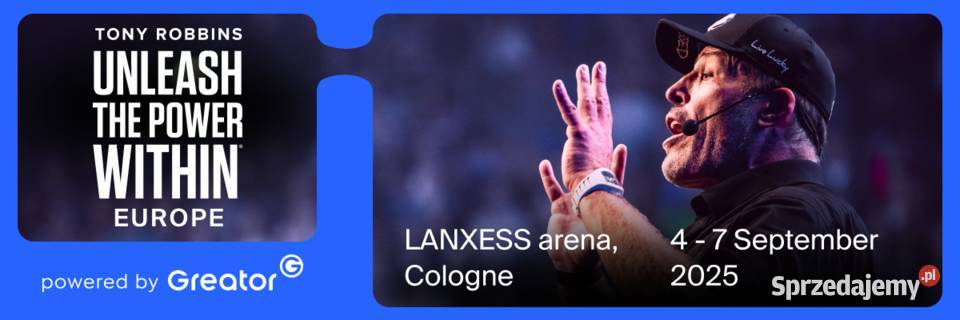 Gold Ticket Tony Robbins Unleash The Power sprzedam